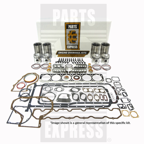 Major Overhaul Kit, 4-219D/T, ESN earlier than 275483, O-Rings on Liner To Fit John Deere Part # WN-PRK293