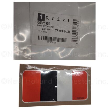 Kuhn Krause Decal Depth Gauge Part # Q6025950
